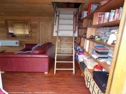 fold down ladder of shed - The Shed, 