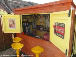Front view of shed - Cool Runnings Rum Shack, Bedfordshire