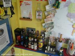 Front shelf of shed - Cool Runnings Rum Shack, Bedfordshire