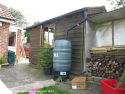The Rear [...or the butt!] of shed - Project Office!, Hampshire