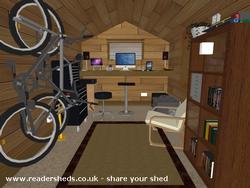 3D image of planned project! of shed - Project Office!, Hampshire