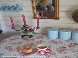 coffee time at rosemary plot of shed - Rosemary, East Sussex