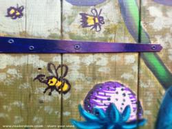 detail of shed - The Purple Berry Shed, Liverpool