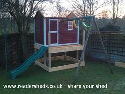 Build of shed - Robyns Tree House, 