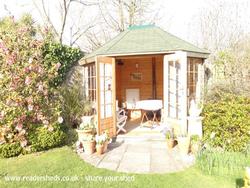 Through open doors of shed - The Shed, 
