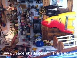 The inner workings of shed - Rolling Thunder Beach Bar - bar none, 