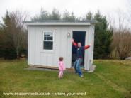 Exterior - Finished! of shed - , 