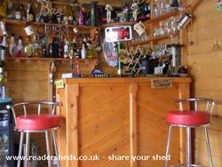 main Bar of shed - JJ's Bar, 