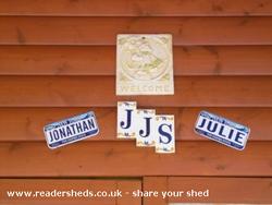 welcome of shed - JJ's Bar, 