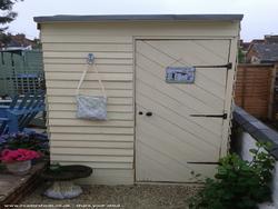 front door of shed - Cobwobbler Shed, 