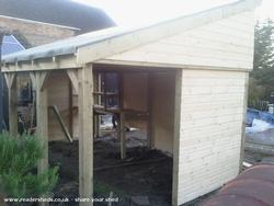 Starting to look good of shed - The Solar Shed, Norfolk