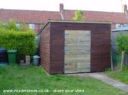 completed of shed - comboms homemade shed, 