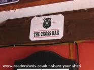 Pub sign of shed - Cross Bar, 