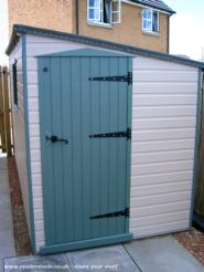 Exterior finished - just window glass to go in! of shed - Alan's shed, 