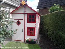Front of shed - Maria's Play House, Nottinghamshire