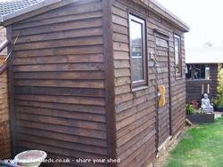 FRONT AND SIDE of shed - MY GETAWAY, Suffolk