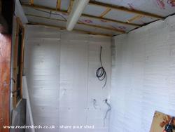 interior under way of shed - MY GETAWAY, Suffolk