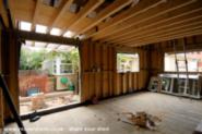 The interior before partitioning. of shed - The Studio, Hertfordshire