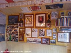 History and Information wall of shed - El Yanito Bar, Cornwall