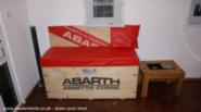 custom made bench seat of shed - Abarth Bar, 