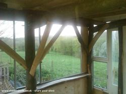 From inside of shed - Dave's Hobbit Hole, South Yorkshire