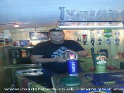 The Bar of shed - ROBIN & PAZZY'S BAR, North Yorkshire