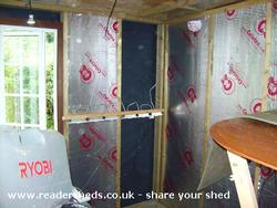 50mm Celotex Insulation of shed - Walking_Shed, Kent