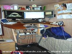 Office Corner of shed - Walking_Shed, Kent