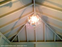 Internal ceiling detail of shed - Brocktonmere Lodge, Shropshire