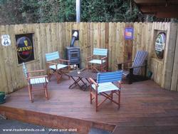 Beer Garden of shed - The Brass Monkey, Northern Ireland