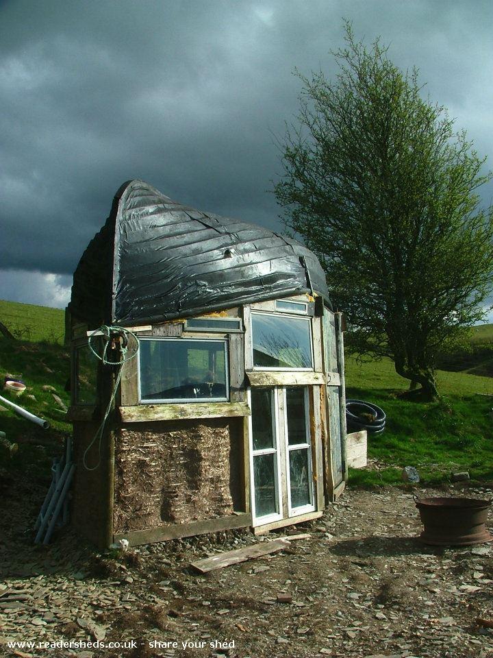 Boat Roofed Shed - Alex Holland