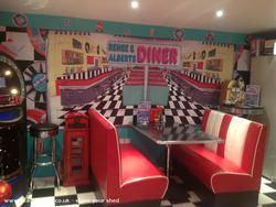 Inside of shed - Renee & Alberts Diner, Merseyside