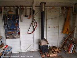Tools of shed - Robs Studio., Devon