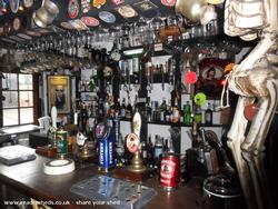 The bar area of shed - Charlie Browns Bar, Essex