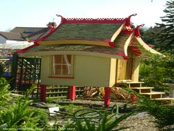 side view of shed - happy hut , East Riding of Yorkshire