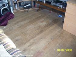 Oak flooring of shed - Club House, Suffolk