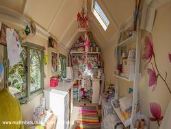 Inside of shed - Posh Sewing Shed, West Midlands