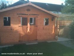Front View of shed - The Craft Society, Lancashire