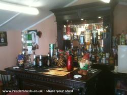 Bar of shed - The Craft Society, Lancashire
