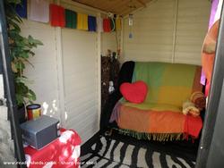 Inside of shed - The Den, Dumfries and Galloway