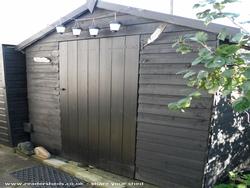 Front of shed - The Den, Dumfries and Galloway