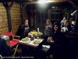 Michelin star dining by woodburner of shed - Gizmo, Merseyside