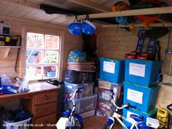 Inside of shed - Billy Boys getaway , 