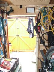 Aview from the inside of shed - Number two, 