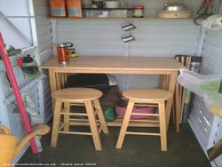 Inside of shed - Jen's Allotment shed, 