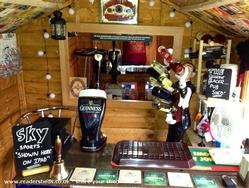 The Bar Top of shed - The Geordie Racer, North Yorkshire