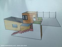 design 1 of shed - Denison Garden Studio, West Yorkshire