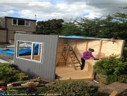 3 sides of shed - Denison Garden Studio, West Yorkshire