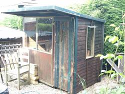 Completed on a summer's day of shed - Prayer Shed Colman, West Yorkshire