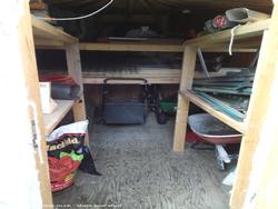the first floor - the shed part of shed - Munchkin House, Alaska